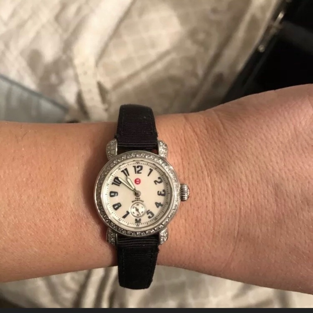 Diamond Michele Watch 25 mm face